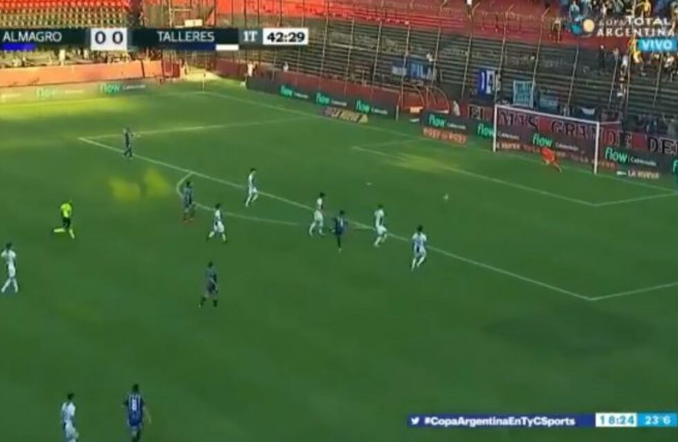 Copa Argentina: por este gol arrancó perdiendo Talleres ante Almagro