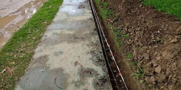 Intendente Mauricio Cravero junto al Ingeniero Daniel Lafarina