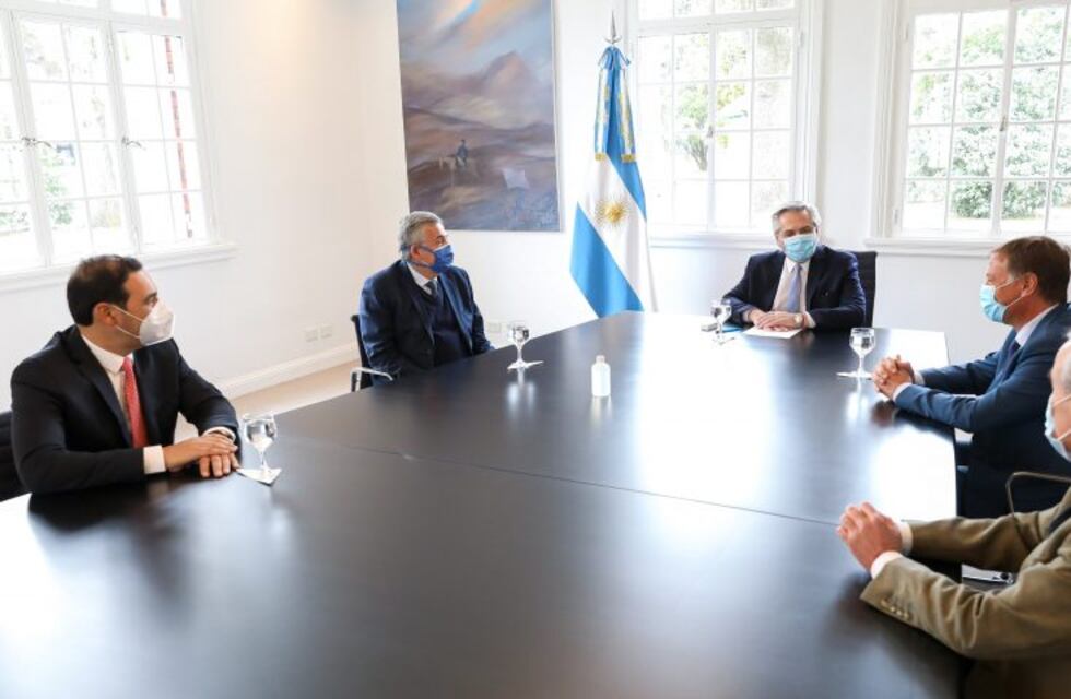 Suarez se reunió con el Presidente en Olivos, previo a los anuncios