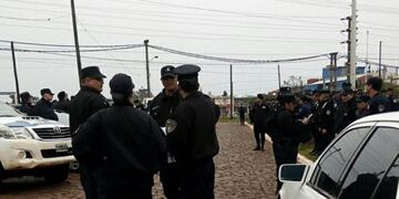 Crimen en el barrio San Lorenzo\u002E (Foto: Misiones Online)