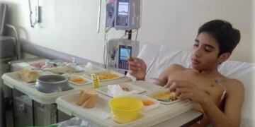 Rodrigo Azcurra tiene 14 años y padece leucemia\u002E