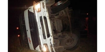 El camión volcó tras esquivar a los caballos\u002E Imagen Ilustrativa\u002E