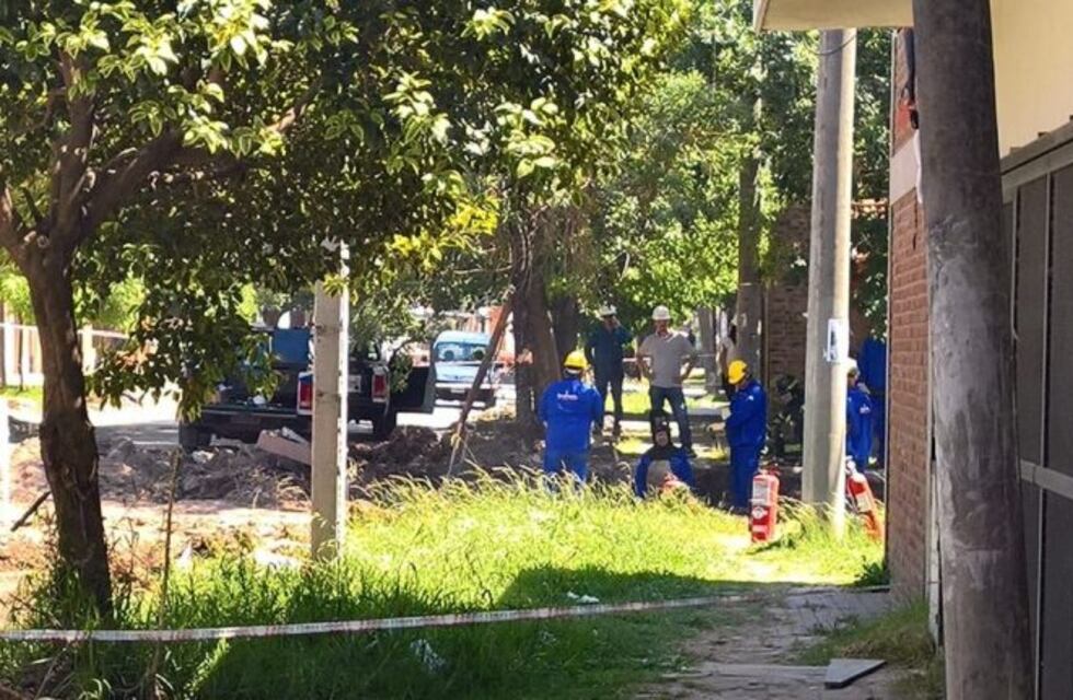 Una contratista rompió un caño de gas y generó desesperación en la zona oeste