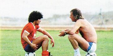 Maradona y Menotti
