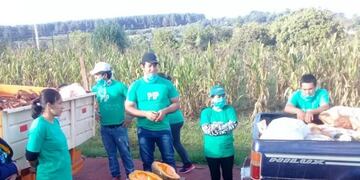 Puerto Piray: donaron más de 5 mil kilos de verduras libres de agrotóxicos