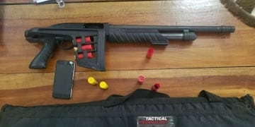 El arma calibre 12/70 tenía 11 cartuchos\u002E (PDI)