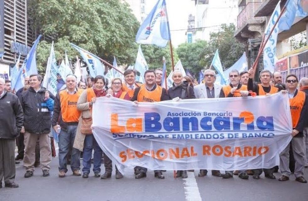 Los bancarios rosarinos adhirieron al paro convocado para el 9 de febrero