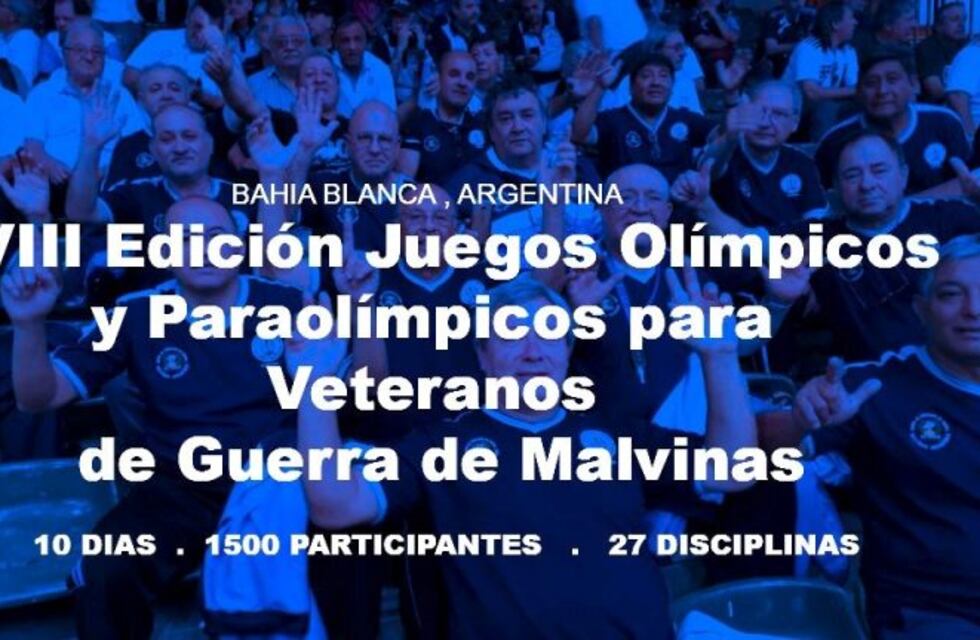 Presentan los 18° Juegos Olímpicos y Paralímpicos para Veteranos Malvinas