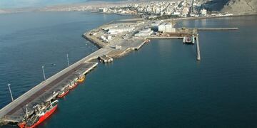 Puerto de Comodoro Rivadavia.