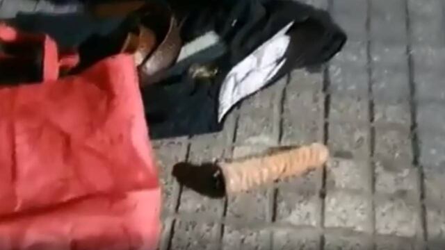 Consolador secuestrado a un ladrón