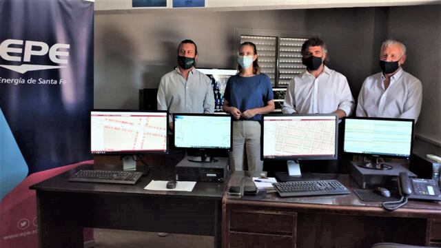 Caussi habilitó el nuevo sistema de Gestión de la Distribución de Energía para la ciudad de Rafaela y Bella Italia, en el departamento Castellanos.