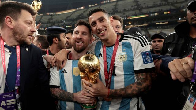 Los futbolistas ganaron la Copa del Mundo en Qatar.