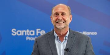 El gobernador de Santa Fe, Omar Perotti