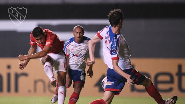 Independiente rescató un valioso empate ante Bahía. (Twitter: @Independiente)