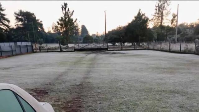 El frío extremo se extiende en Misiones y se esperan mínimas bajo cero hasta el viernes.