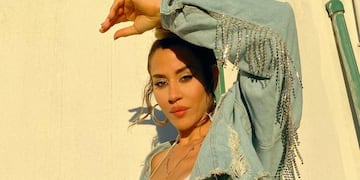 La actriz y cantante le hizo frente al calor (Instagram).