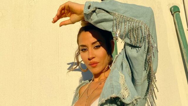 La actriz y cantante le hizo frente al calor (Instagram).