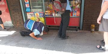 La sorpresa de los cordobeses en el centro de la ciudad.