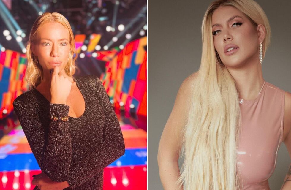 Pasó otra vez: Wanda Nara y Nicole Neumann lucieron el mismo enterizo estampado