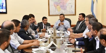 Reunión con las comunas.