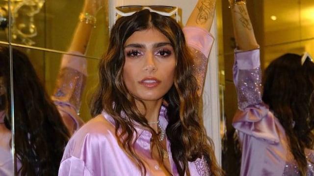 Mia Khalifa demostró su buen gusto para la moda con un look super retro y casi muestra de más