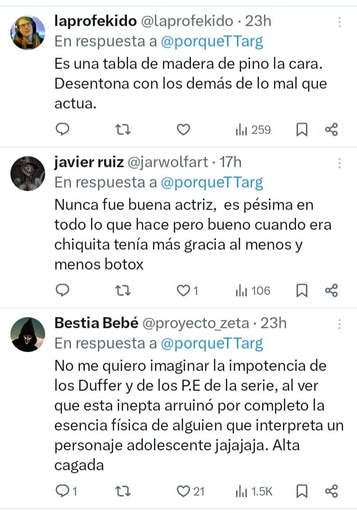 Apuntan contra Millie Bobby Brown por su actuación en Stranger Things 5.