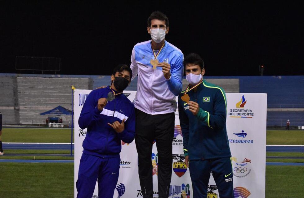 Germán Chiaraviglio se quedó con el oro en el Sudamericano de Ecuador