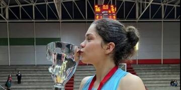 Isabella Boullón ya es campeona Sudamericana U15
