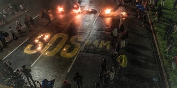 Continúa en conflicto en las calles de Bogotá, Colombia
