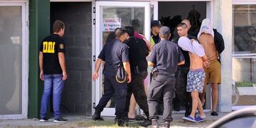 Rugbiers detenidos por el crimen de Fernando Báez Sosa en Villa Gesell. (Clarín)