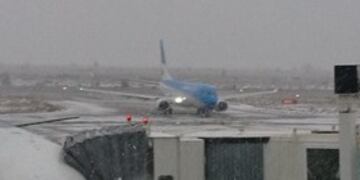 nieve aeropuertos