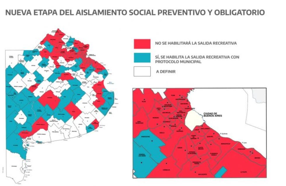 Axel Kicillof autorizó las "salidas recreativas" en Azul