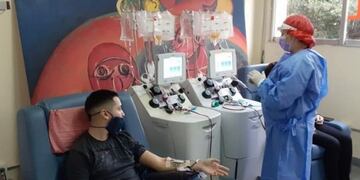 Mar del Plata: de 38 pacientes recuperados de coronavirus apenas 3 donaron plasma (Foto: Twitter @Sangre_Mdp)