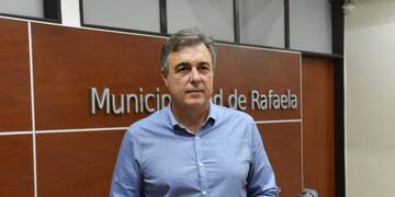El Intendente de Rafaela, Luis Castellano habló de lo que sucedió este jueves\u002E (Prensa Municipalidad de Rafaela)