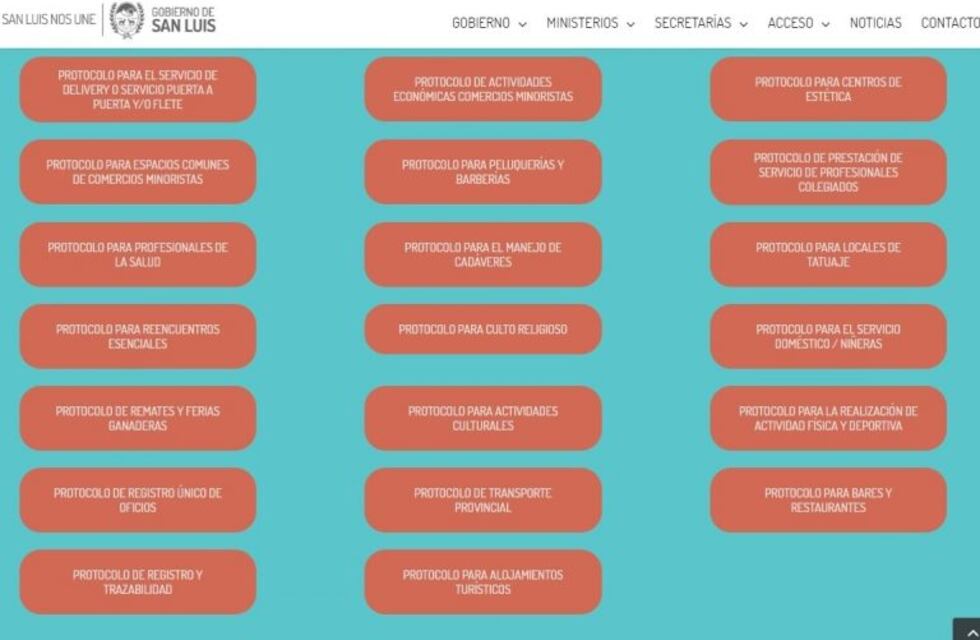 San Luis: ya está publicado el protocolo para los alojamientos turísticos