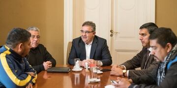La reunión entre Jalil, Arevalo y Martel en la que decidieron abrir el diálogo en septiembre\u002E