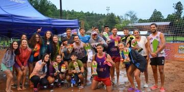 Montecarlo: a pesar de la lluvia, se realizóla tercera etapa del Circuito de Beach Vóley