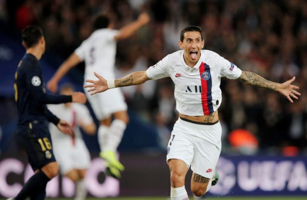 Con un doblete de Di María, PSG goleó 3-0 a Real Madrid por la Champions League