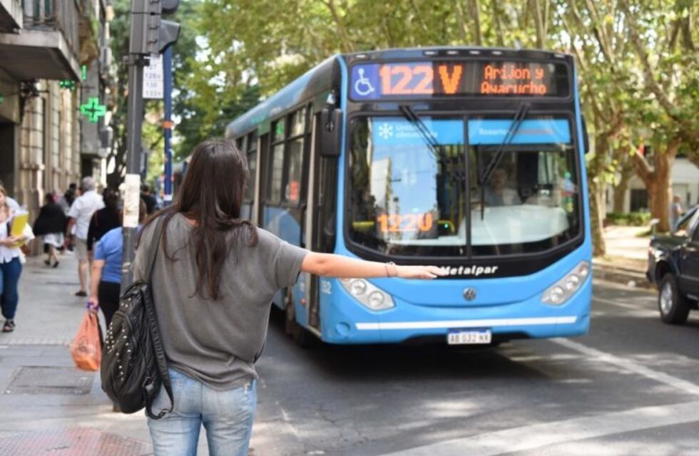 Se puso en marcha el trasbordo gratuito en colectivos urbanos de Rosario