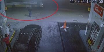 Chofer baleado en Carlos Paz