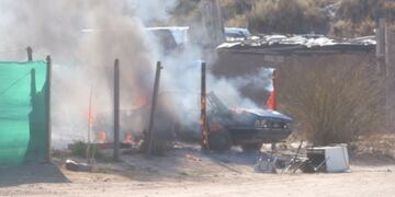 En el barrio La Favorita hubo tensión y durante horas se produjeron corridas y piedrazos\u002E