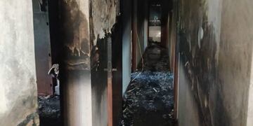 Incendio en Chacras de Coria