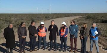 El presidente Mauricio Macri visitó el Parque Éolico de Pomona\u002E