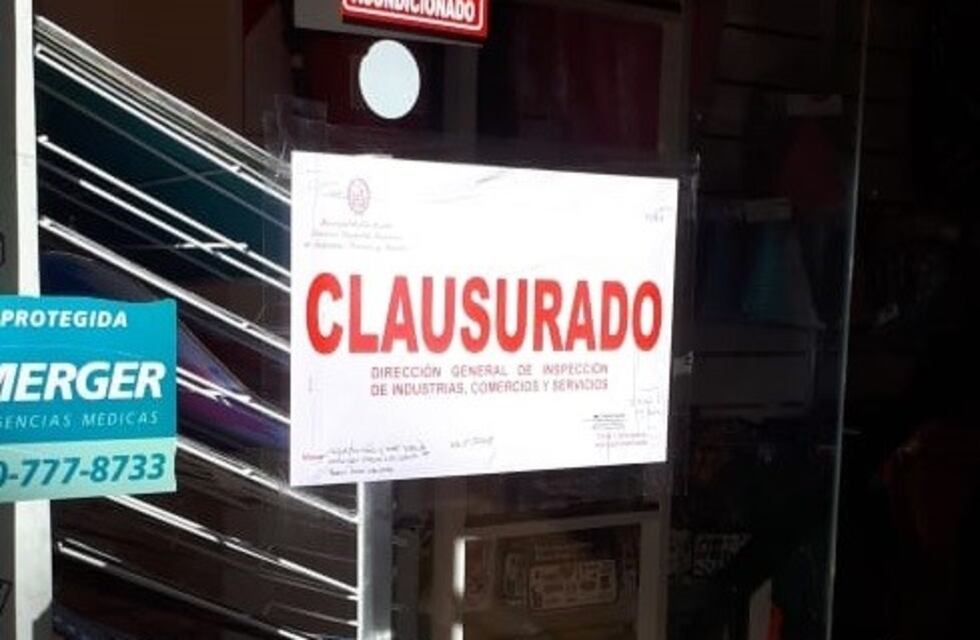 Coronavirus: cinco clausuras comerciales el fin se semana por violar protocolos