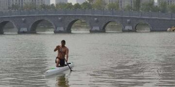 Rober Tito Palacios en China\nCrédito: Tito Palacios