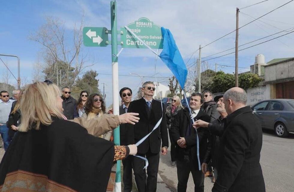 Se inauguró el "Pasaje Cartolano" en el Parque San Martín