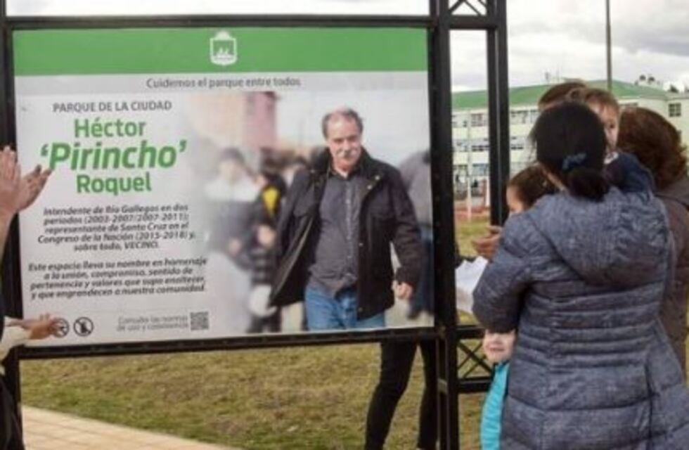Se impuso el nombre de Pirincho Roquel al parque de la ciudad