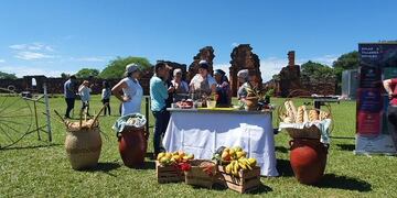 Enseñanza Técnica de Misiones\u002E Cocina en vivo en las Ruinas de San Ignacio\u002E (Twitter de Galarza)