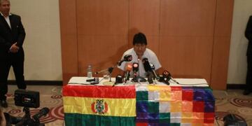 Evo Morales en Mendoza