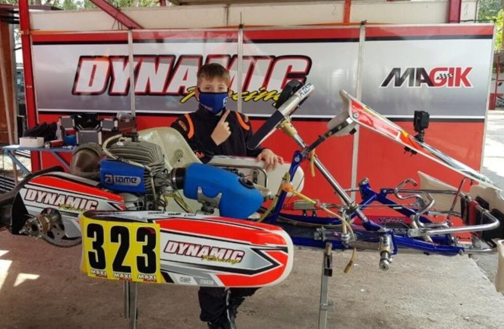 Fausto Arnaudo correrá el Sudamericano de Karting en Uruguay